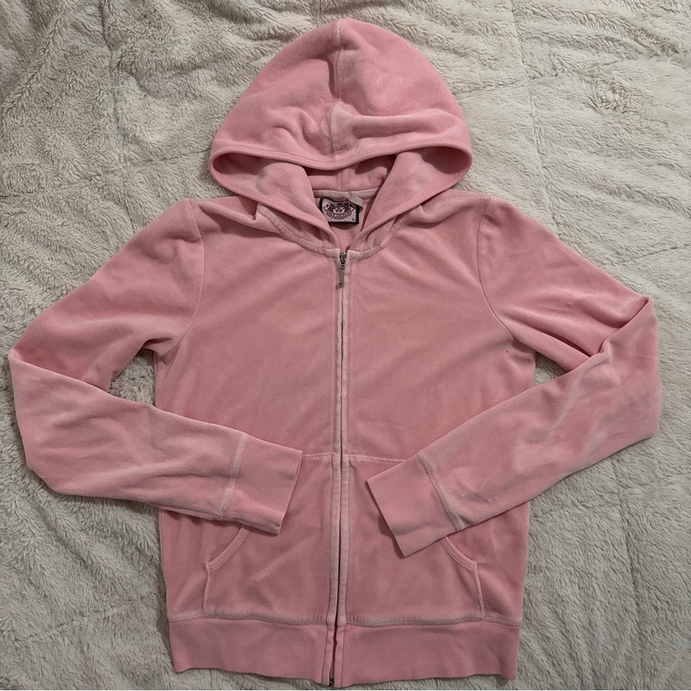 Y2K Juicy Couture Velour Zip Up
